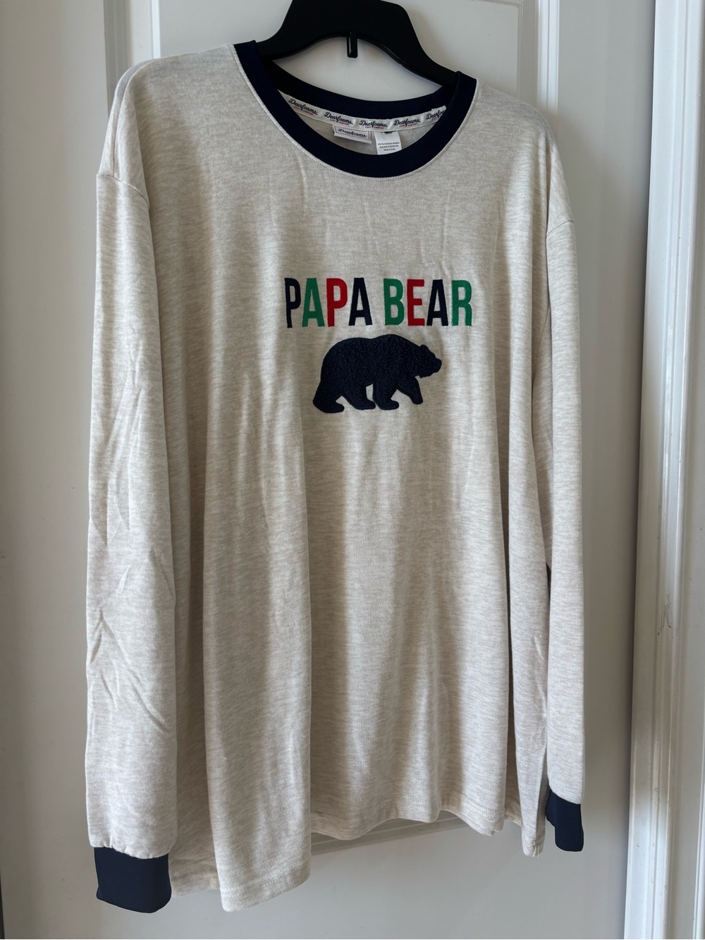 Dearfoams Papa Bear Long Sleeved Shirt 2XL